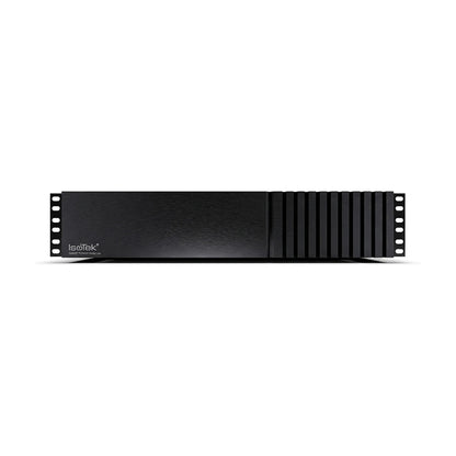 IsoTek Smart Power Delta Lite Netzfilterleiste Frontansicht im 19-Zoll-Rackgehäuse