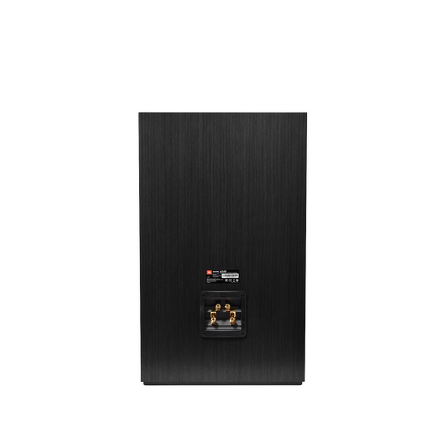 JBL 4349 Studio Monitor schwarz Rückansicht mit Anschlussterminal