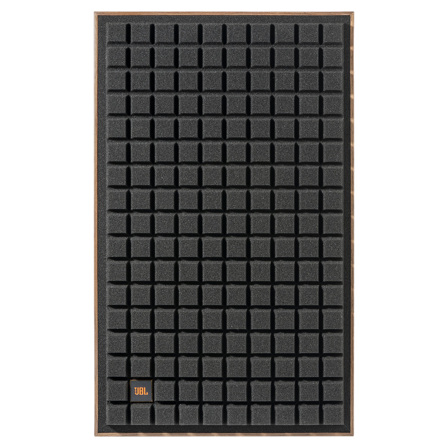 JBL L100 Classic MKII Regallautsprecher schwarz Frontansicht mit Grill