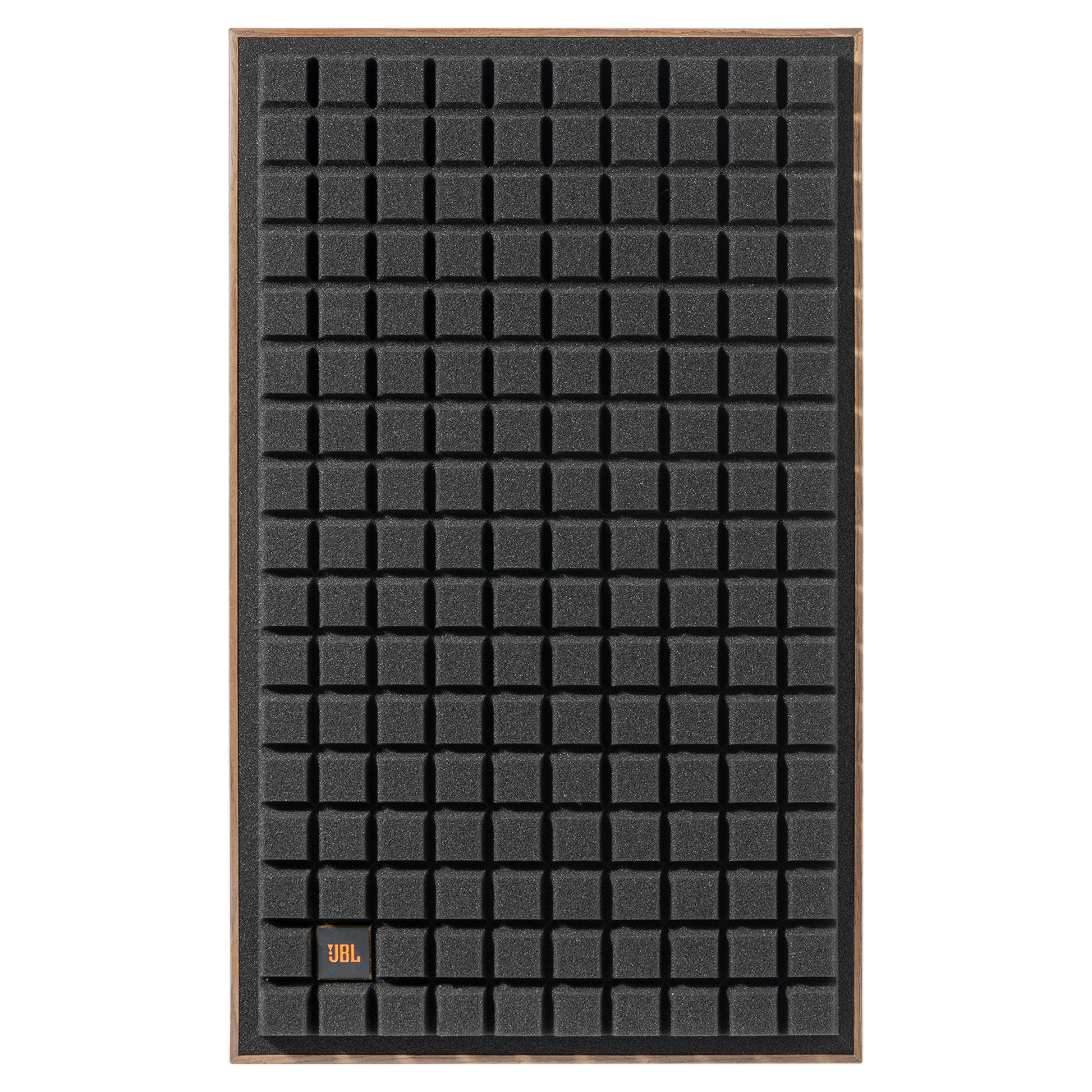 JBL L100 Classic MKII Regallautsprecher schwarz Frontansicht mit Grill