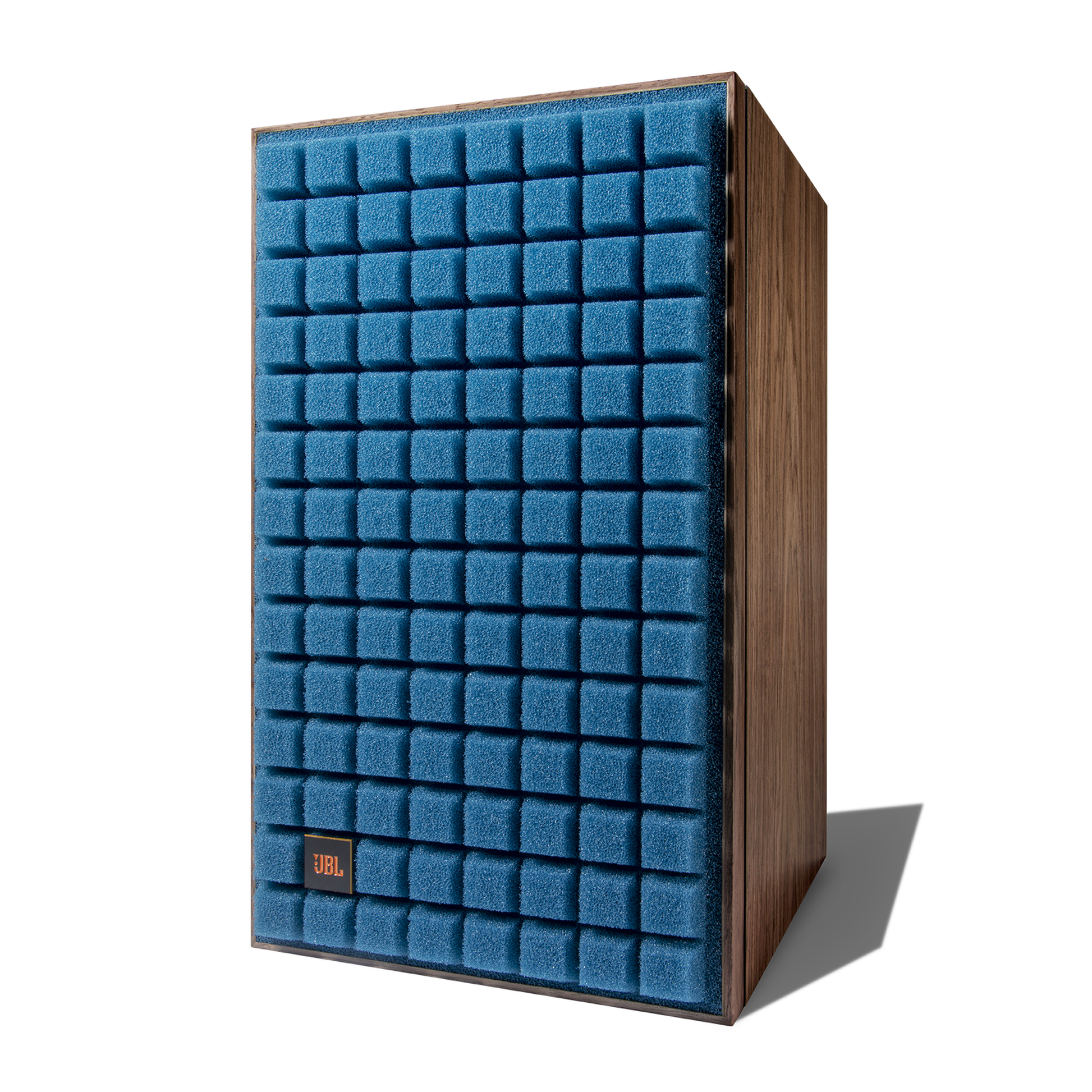 JBL L52 Classic Regallautsprecher blau Quadrex-Grill Frontansicht