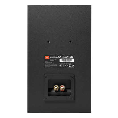 JBL L52 Classic Regallautsprecher schwarz Rückansicht Anschlüsse