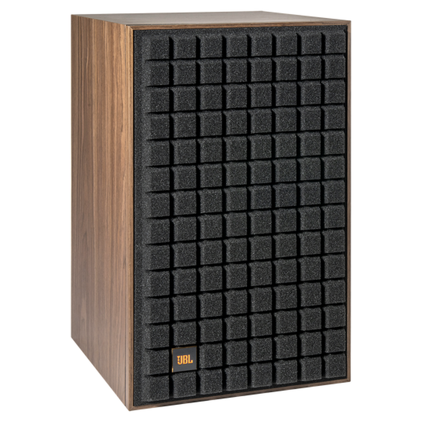 JBL L82 Classic MKII Regallautsprecher schwarz Quadrex-Grill Dreiviertelansicht rechts