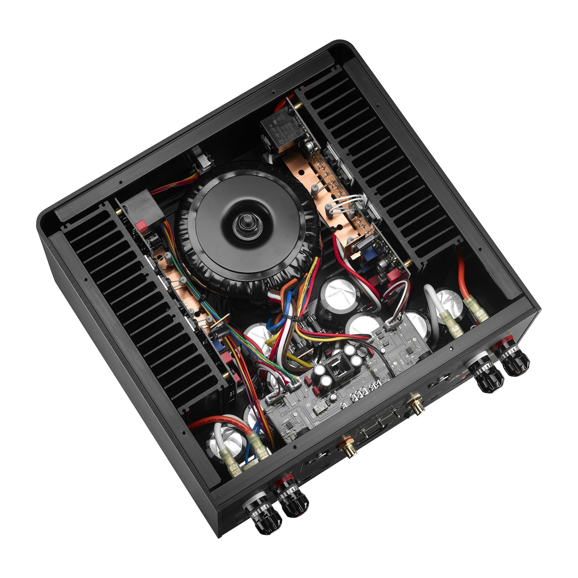 KECES S300+ Endstufe Detailansicht Innenaufbau mit Ringkerntransformator