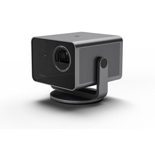 Leica Cine Play 1 Laser-Cinema-Beamer, Schrägansicht auf Standfuß