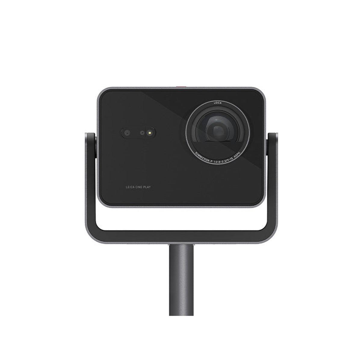 Leica Floor Stand 1 Beamer-Standfuss Anwendungsbild mit Leica Cine Play 1, von vorn