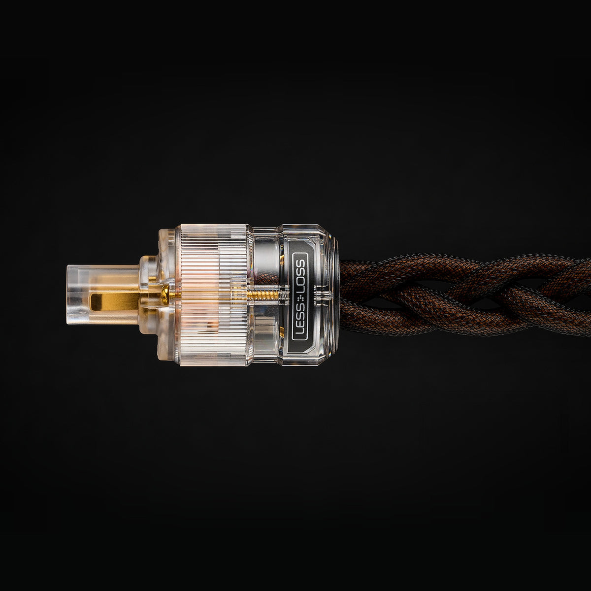 LessLoss C-MARC Classic Netzkabel Detailansicht IEC-Gerätestecker C13