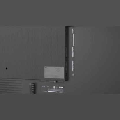 LG 100MRGB96B9 Micro-RGB-Fernseher Anschlussfeld auf der Rückseite