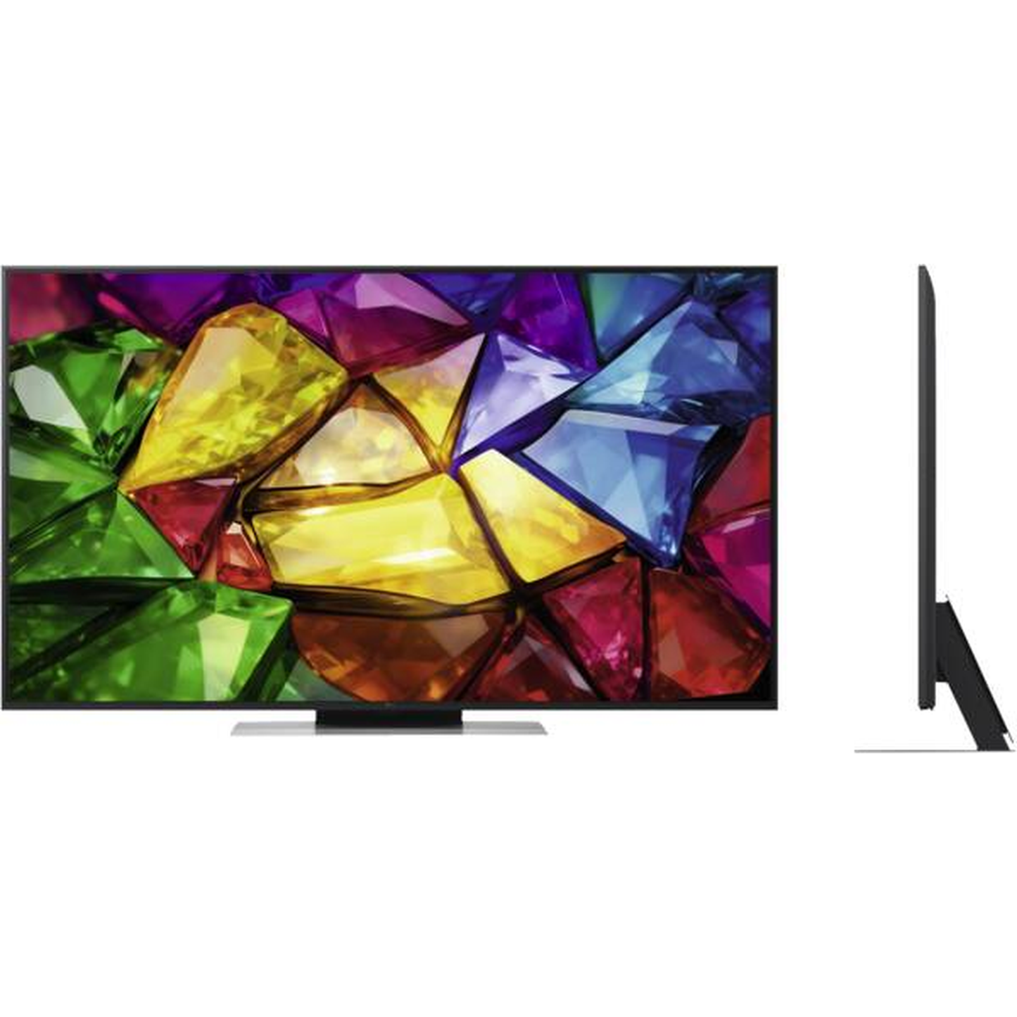 LG 55MRGB88B9B Mini-RGB-Fernseher Frontansicht mit Seitenprofil