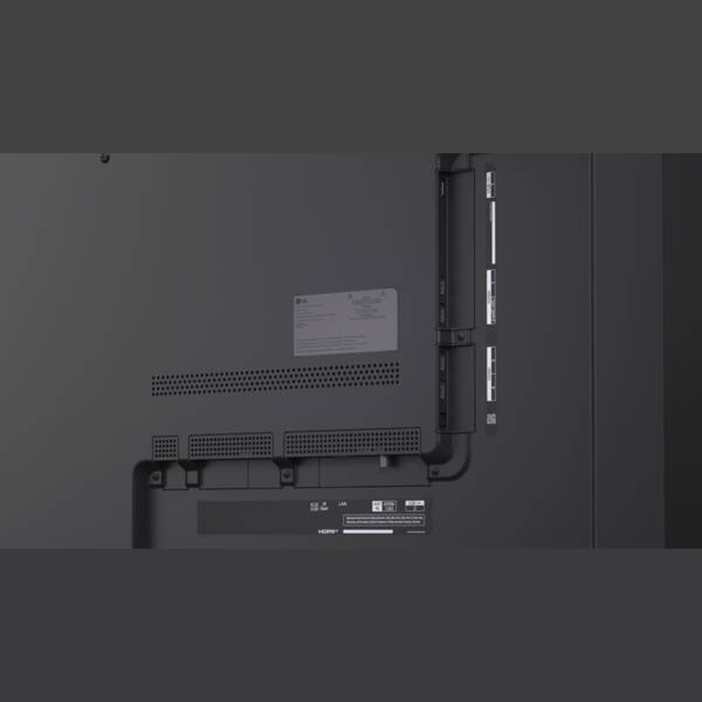 LG 75MRGB96B9B Micro-RGB-Fernseher Anschlussfeld