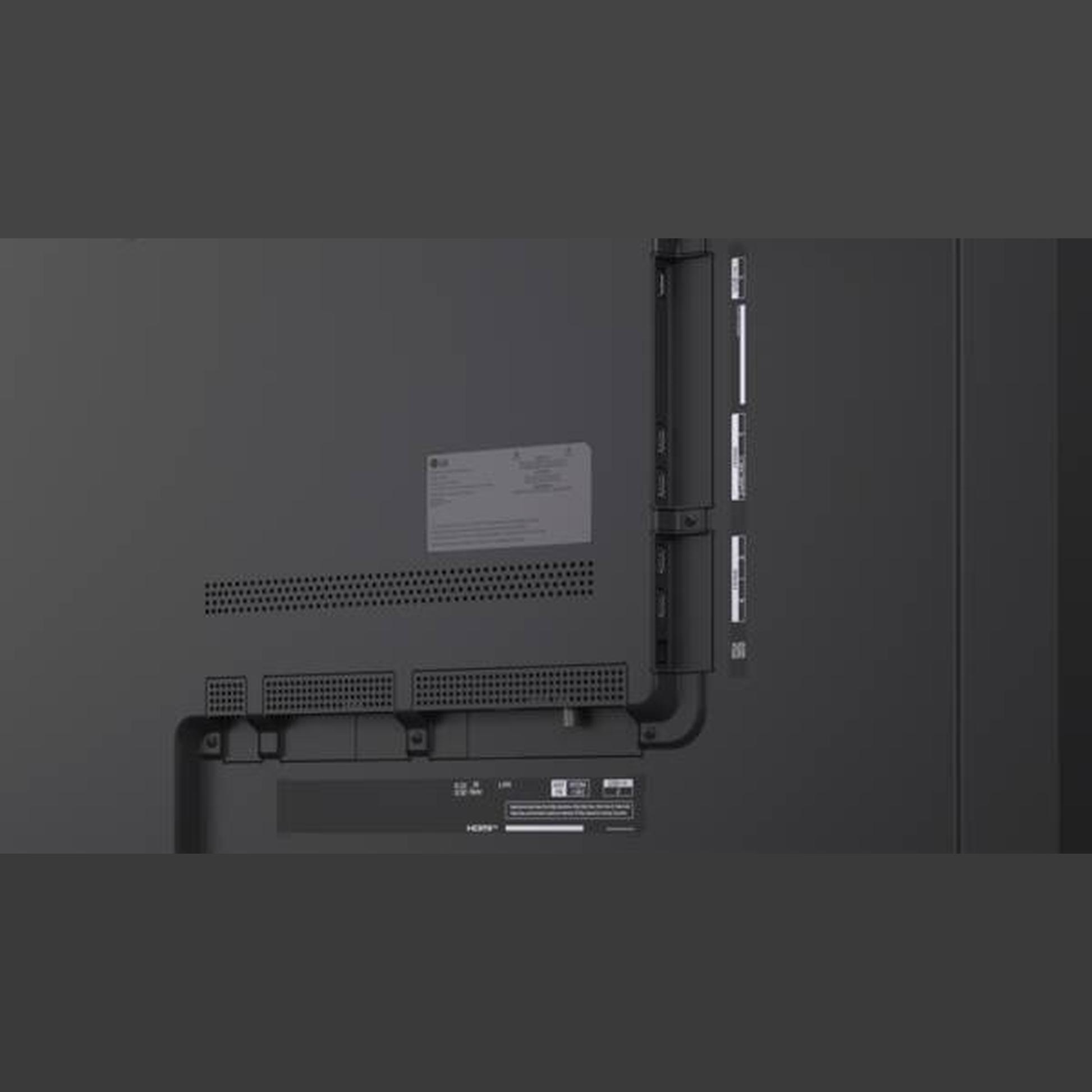 LG 86MRGB96B9B Micro-RGB-Fernseher Anschlussfeld