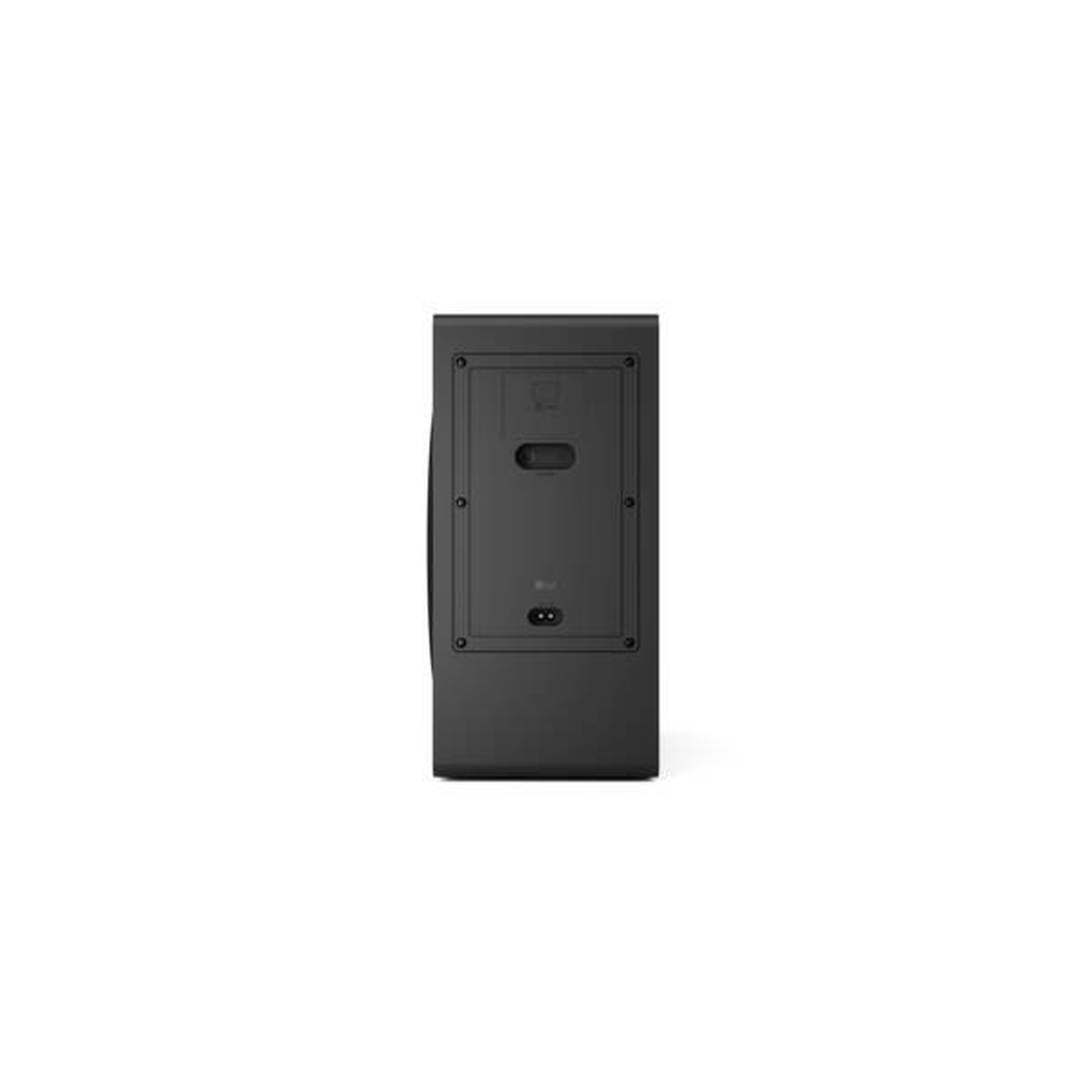 LG DS95TR Soundbar Rückansicht des Subwoofers