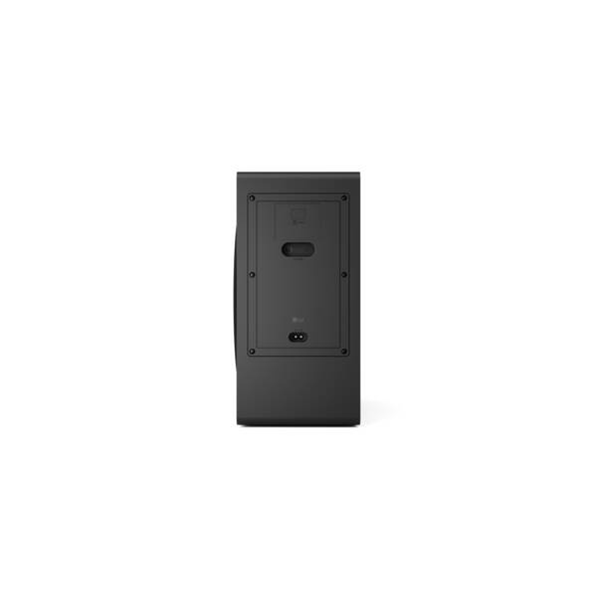 LG DS95TR Soundbar Rückansicht des Subwoofers
