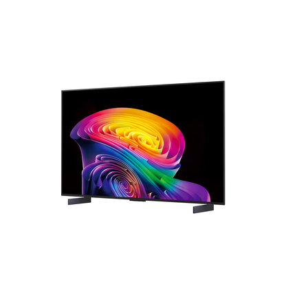 LG OLED42C69LB OLED-Fernseher Schrägansicht seitlich