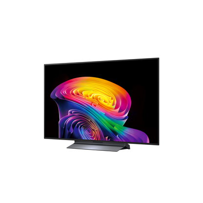 LG OLED48C69LB OLED-Fernseher Schraegansicht