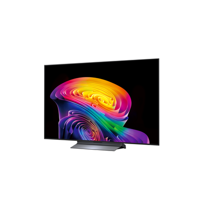 LG OLED55C69LB OLED-Fernseher Schraegansicht
