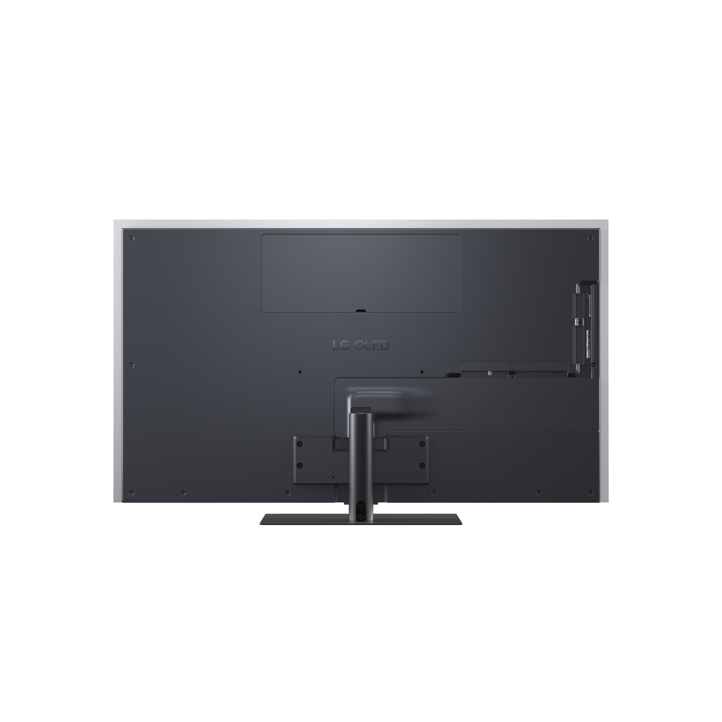 LG OLED55G69LS OLED-Fernseher Rueckansicht mit Standfuss