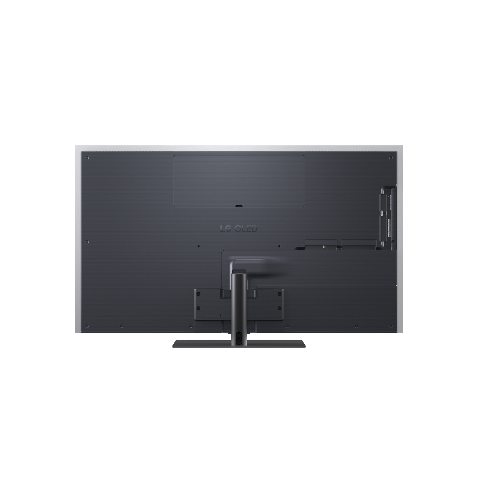 LG OLED55G69LS OLED-Fernseher Rueckansicht mit Standfuss