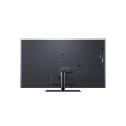LG OLED55G69LS OLED-Fernseher Rueckansicht mit Standfuss