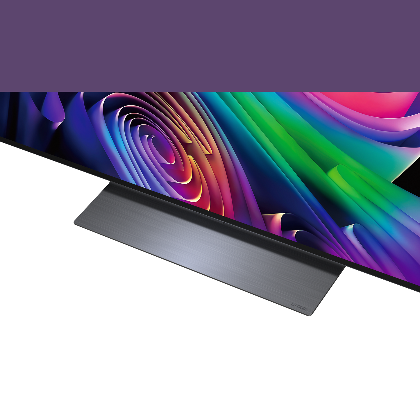 LG OLED65C69LB OLED-Fernseher Detailansicht Standfuss