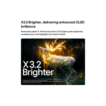 LG OLED65G67LW OLED-Fernseher Feature-Darstellung X3.2 Brighter