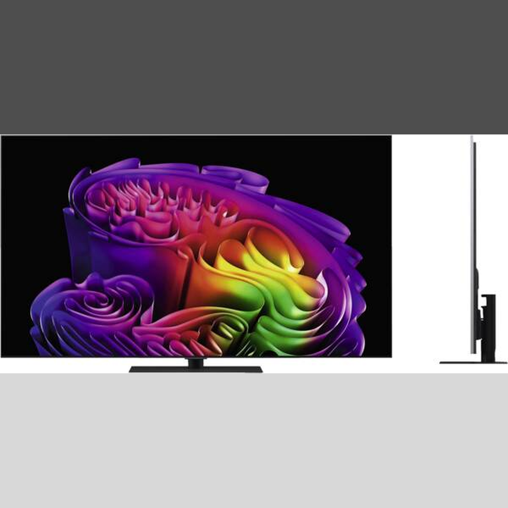 LG OLED65G69LS OLED-Fernseher Frontansicht mit Seitenprofil