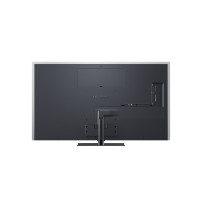 LG OLED65G69LS OLED-Fernseher Rueckansicht mit Standfuss