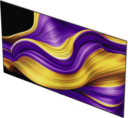 LG OLED77G57LW OLED Fernseher Schraegansicht 2