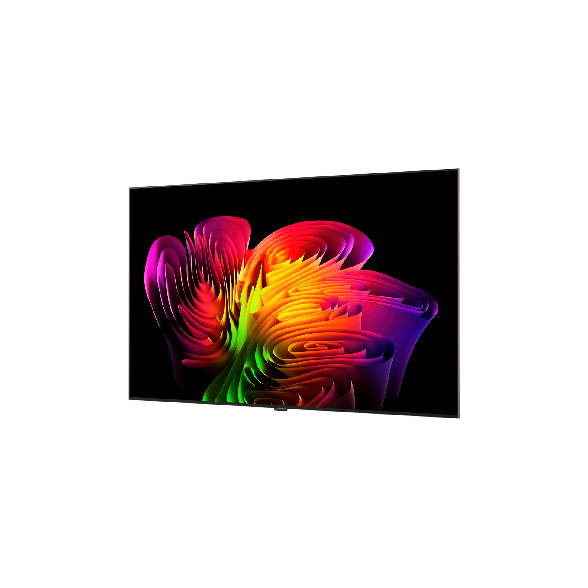 LG OLED77W69LA OLED Fernseher Schraegansicht