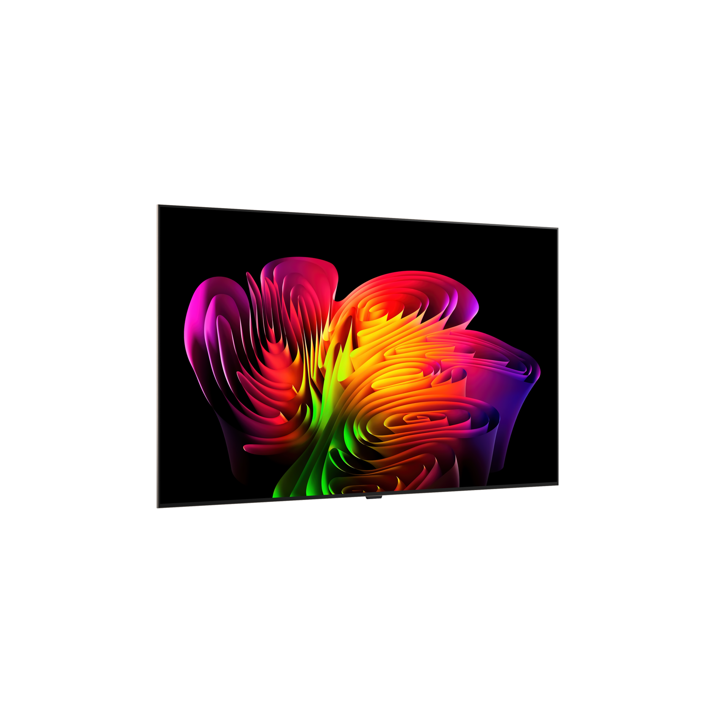 LG OLED77W69LA OLED Fernseher Schraegansicht