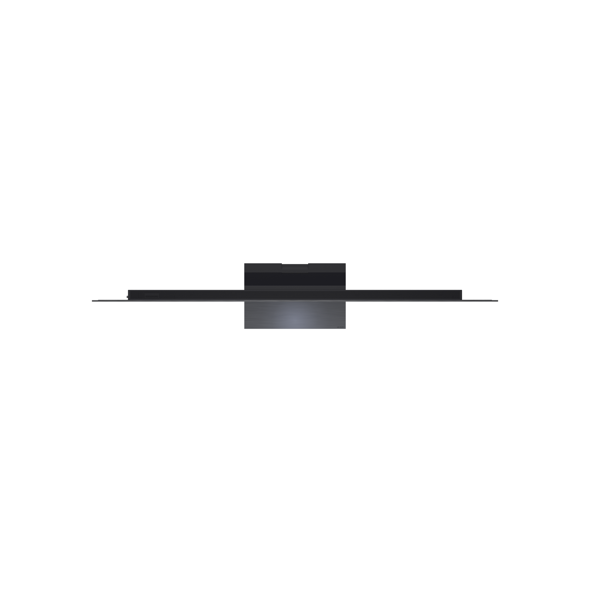 LG OLED83C69LB OLED Fernseher Draufsicht mit Standfuss