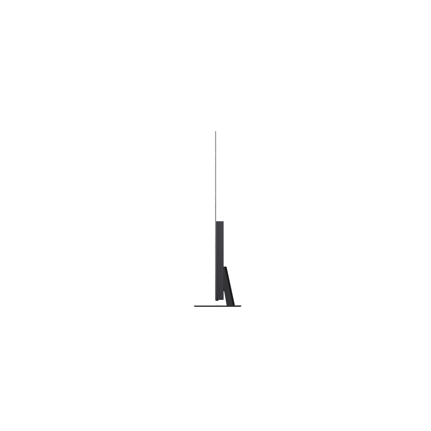 LG OLED83C69LB OLED Fernseher Seitenansicht mit Bautiefe des Panels