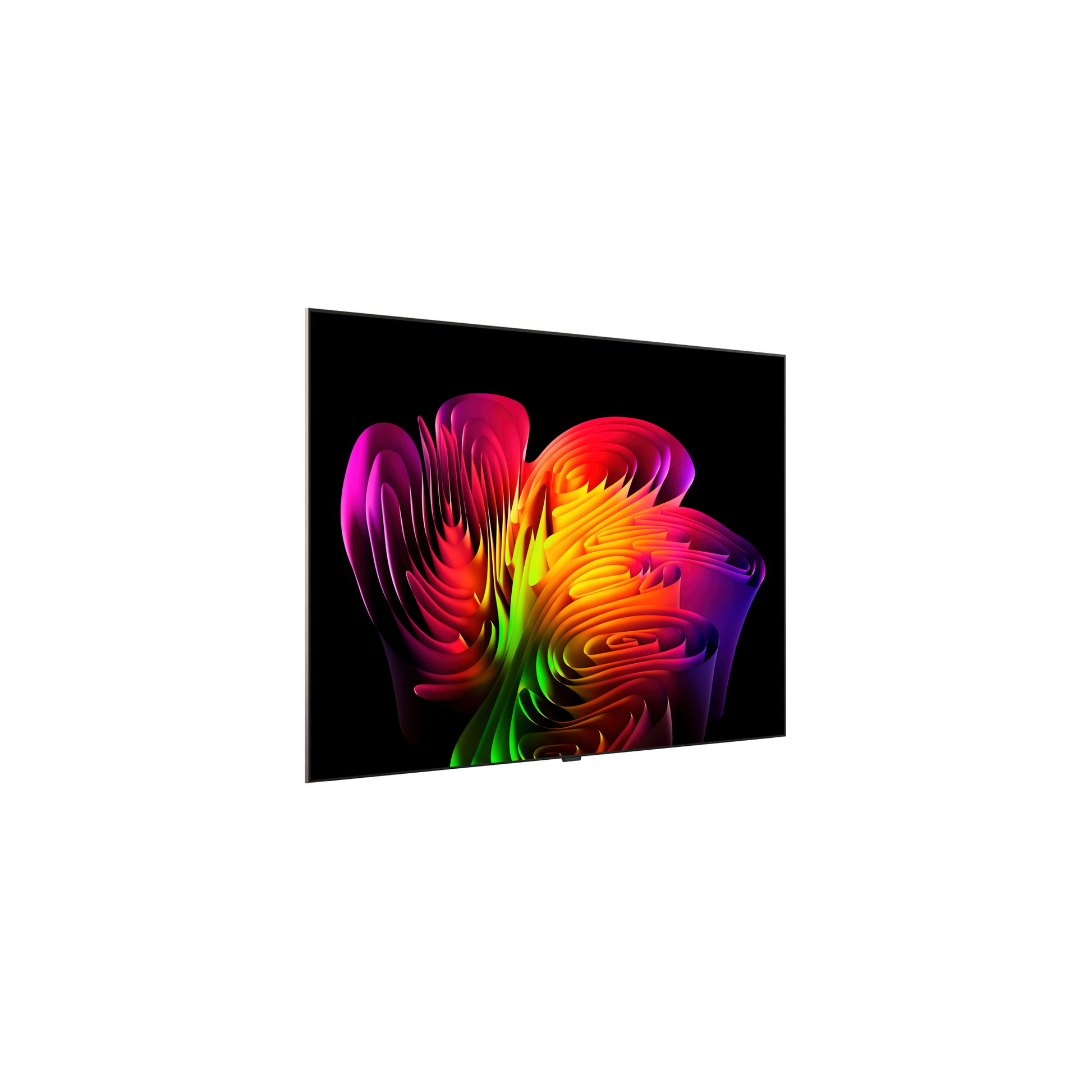 LG OLED83W69LA OLED Fernseher Schraegansicht