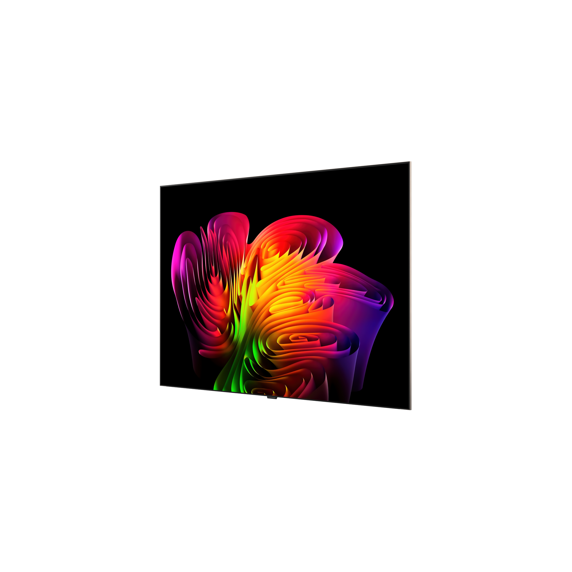 LG OLED83W69LA OLED Fernseher Schraegansicht