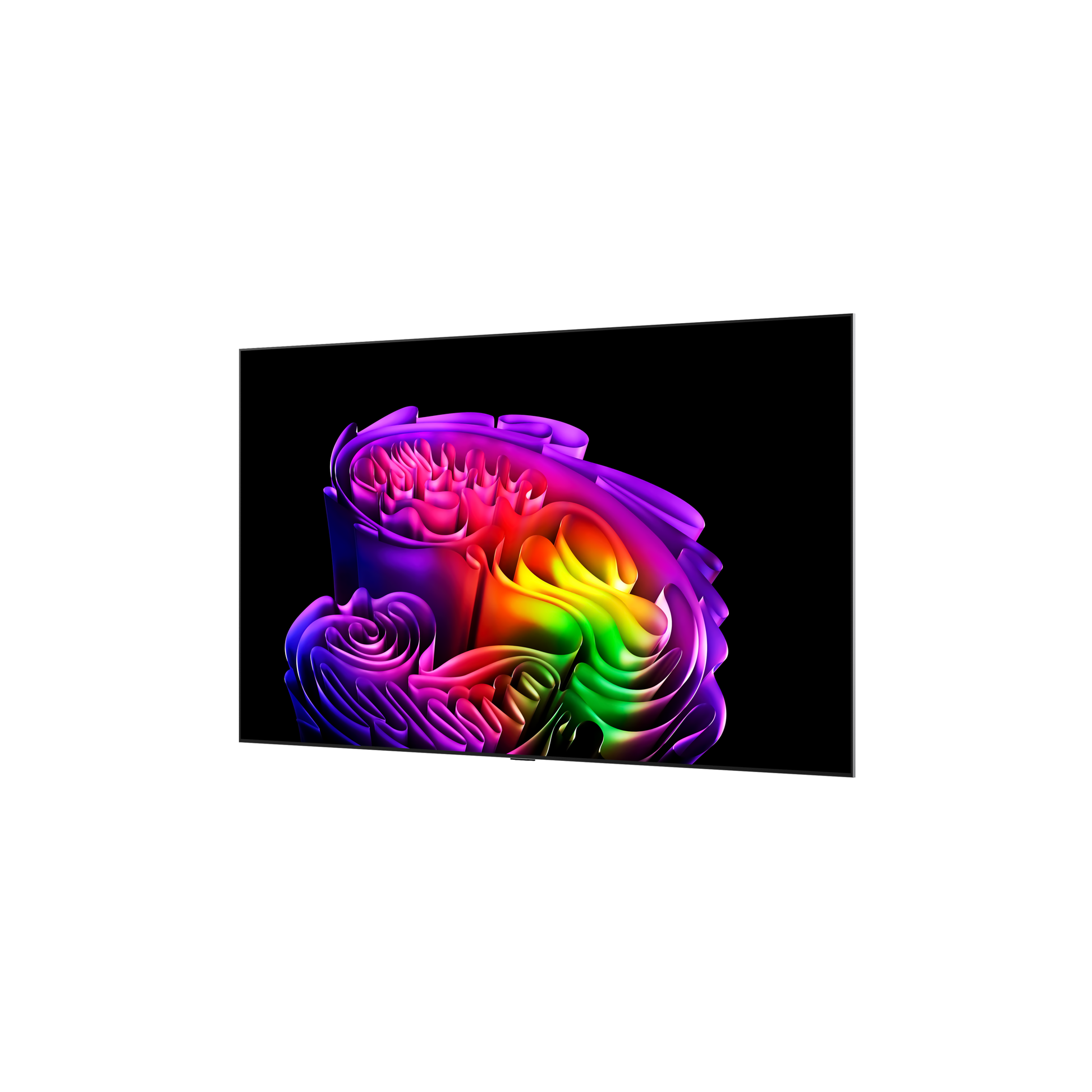 LG OLED97G67LW OLED Fernseher Schraegansicht