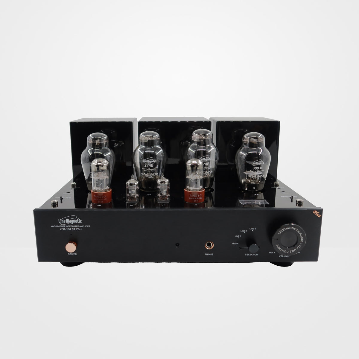Line Magnetic LM-300IA 300B-Vollverstärker Frontansicht