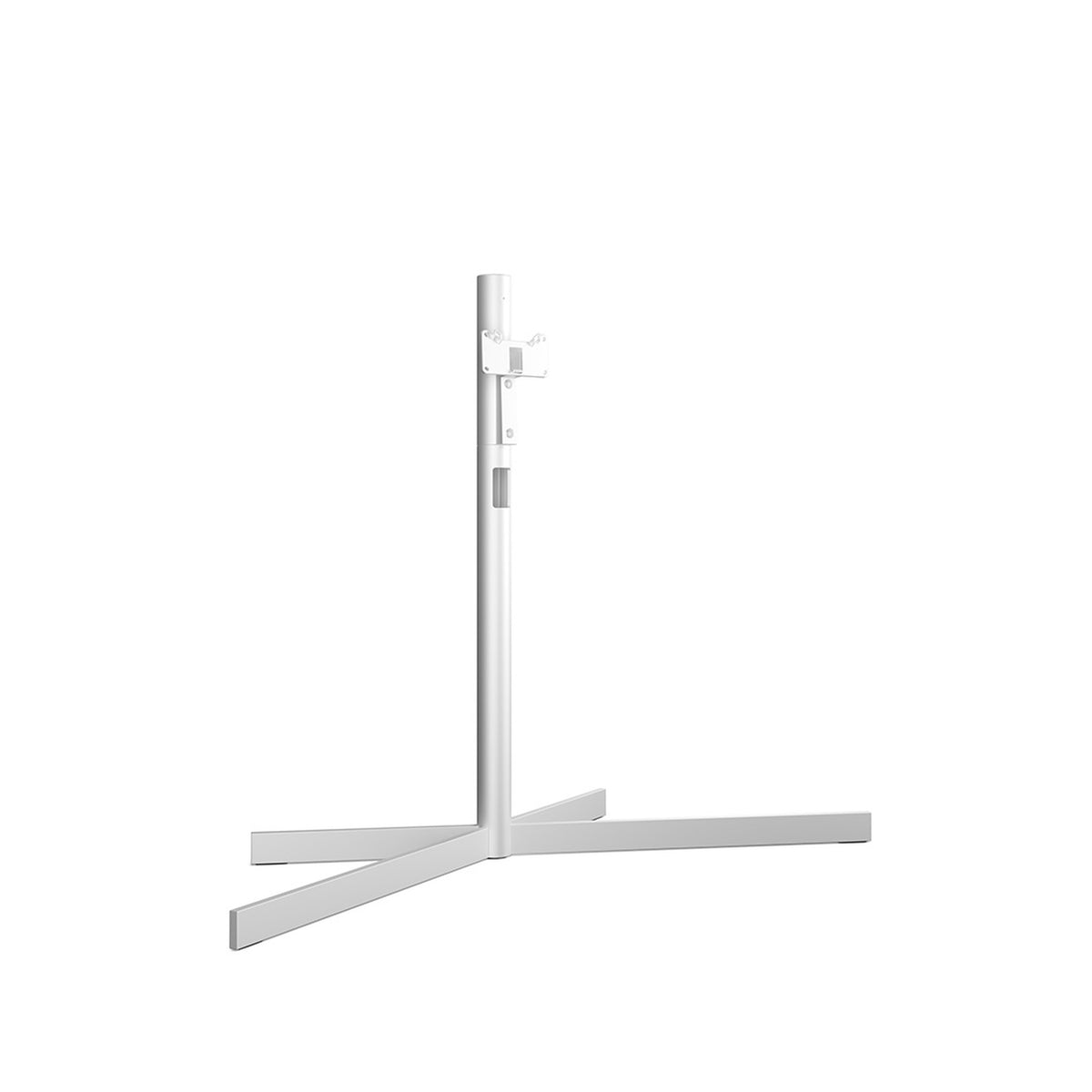 Loewe Floor Stand Motor Stellar 65 TV-Ständer alu silver motorisiert Seitenansicht