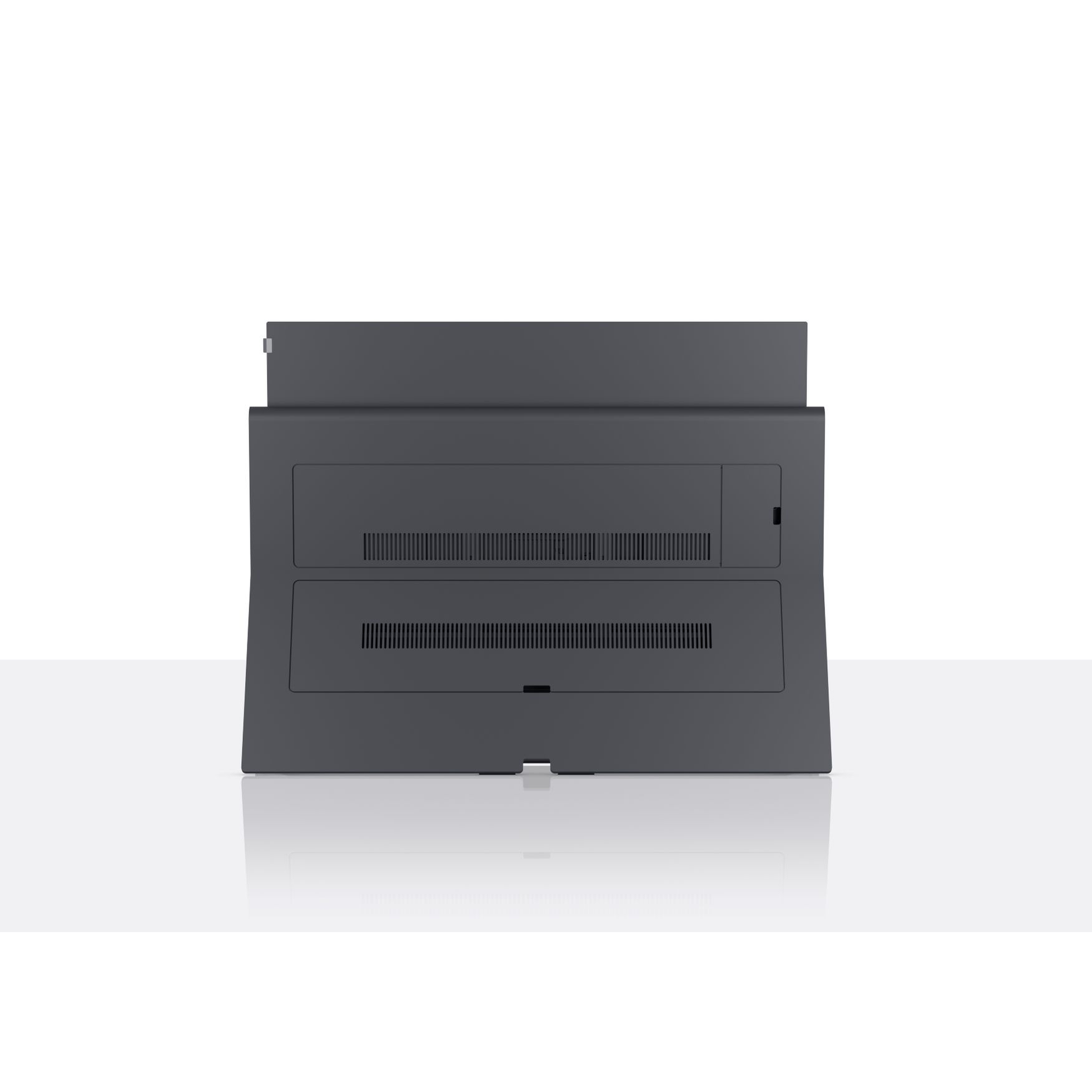 Loewe Iconic Inspire.55 OLED-Fernseher Graphitgrau Rückansicht mit Anschlüssen