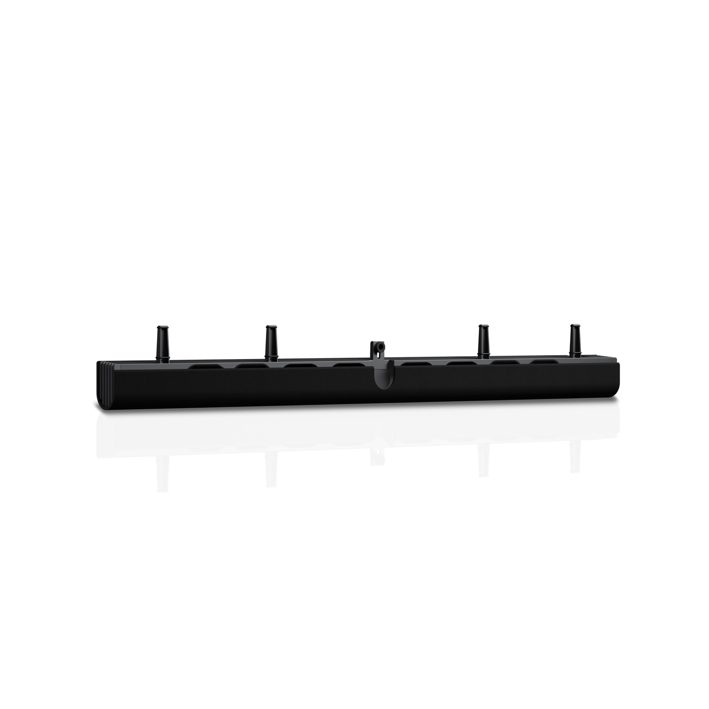 Loewe antares Soundbar Seitenansicht, schräg von vorne mit Montageadaptern