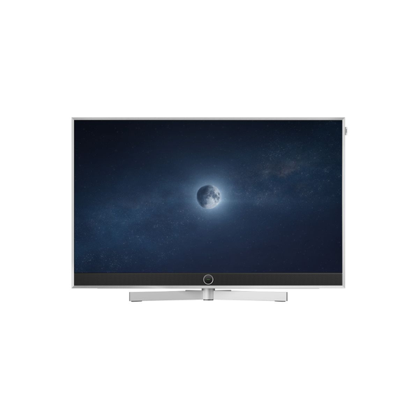 Loewe Stellar 48 DR+ OLED-Fernseher alu black lava Vidaa Frontansicht