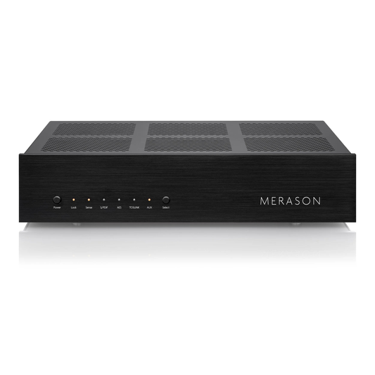 Merason DAC 1 Mk II D/A-Wandler Schwarz Frontansicht