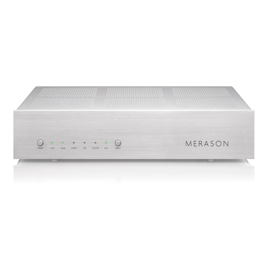 Merason DAC 1 Mk II D/A-Wandler Silber Frontansicht