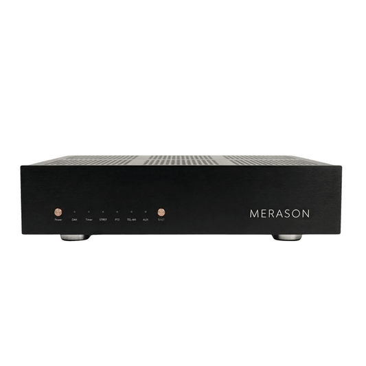 Merason DAC 2 D/A-Wandler Schwarz Frontansicht