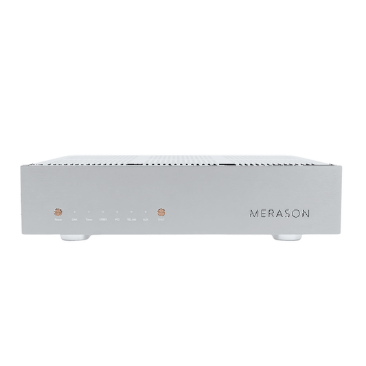 Merason DAC 2 D/A-Wandler Silber Frontansicht