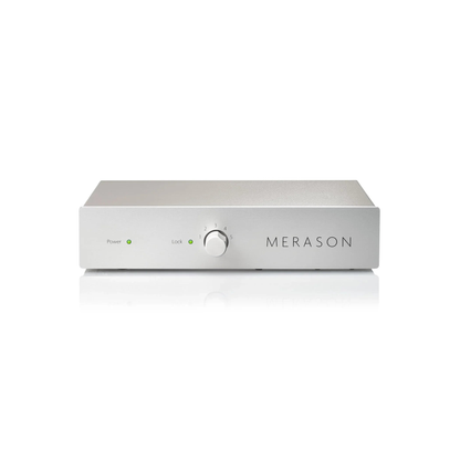 Merason frérot D/A-Wandler Grau Frontansicht