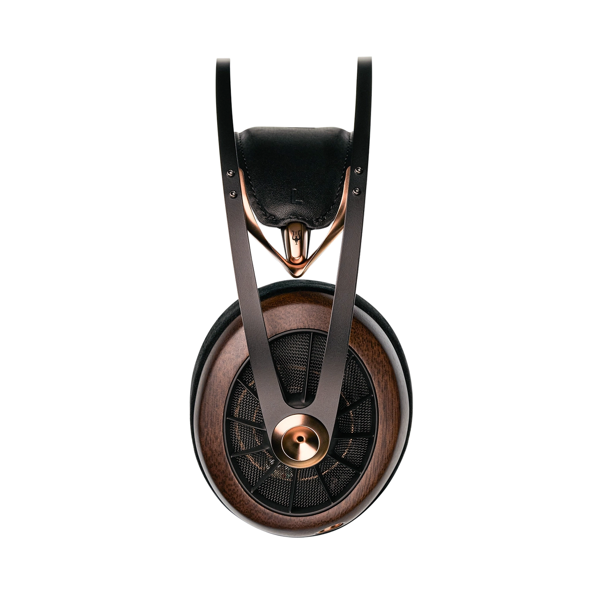 Meze Audio 109 PRO Over-Ear-Kopfhörer Frontansicht mit Kupferakzent und offenem Gitter