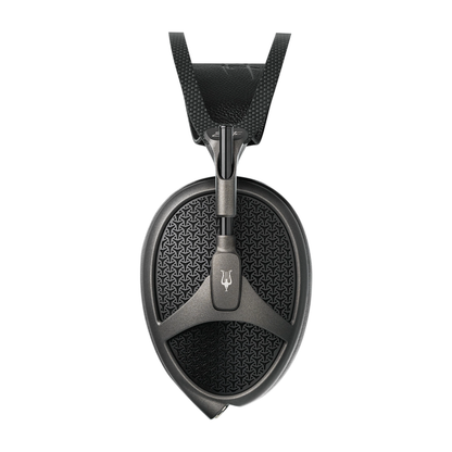 Meze Audio Elite Over-Ear-Kopfhörer Frontansicht mit gemustertem Gitter der Ohrmuschel