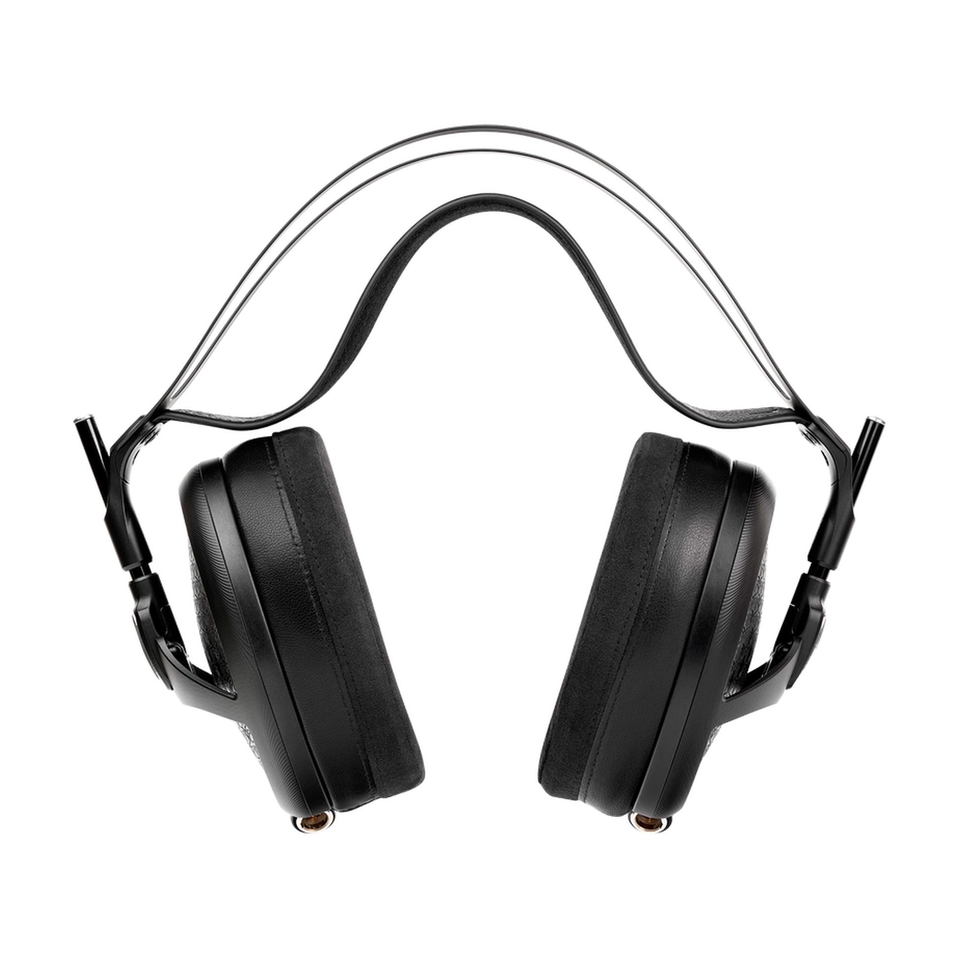 Meze Audio Empyrean II Over-Ear-Kopfhörer Rückansicht mit Ohrpolstern und Doppelbügel