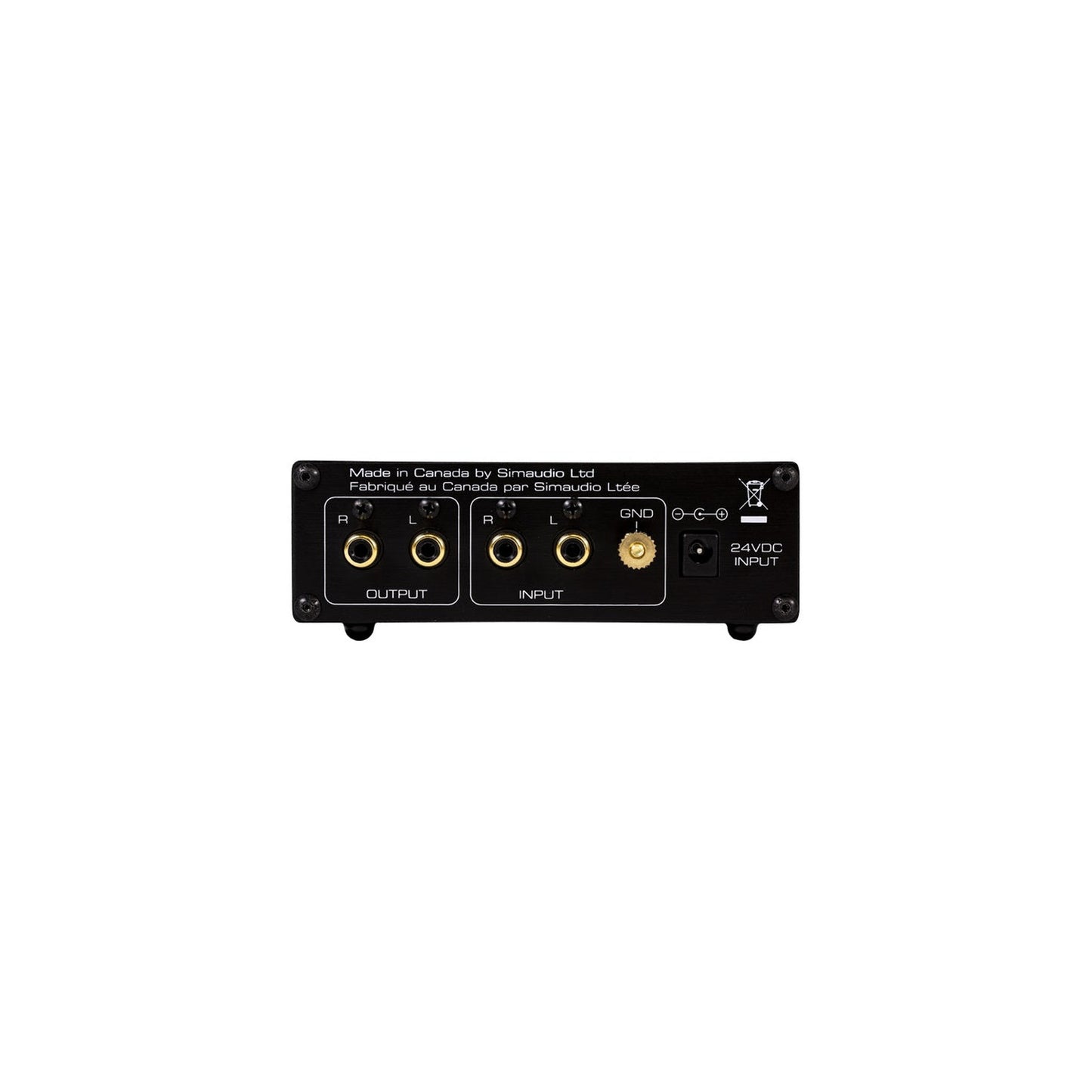 MOON 110LP V2 Phono-Vorverstärker Rückansicht