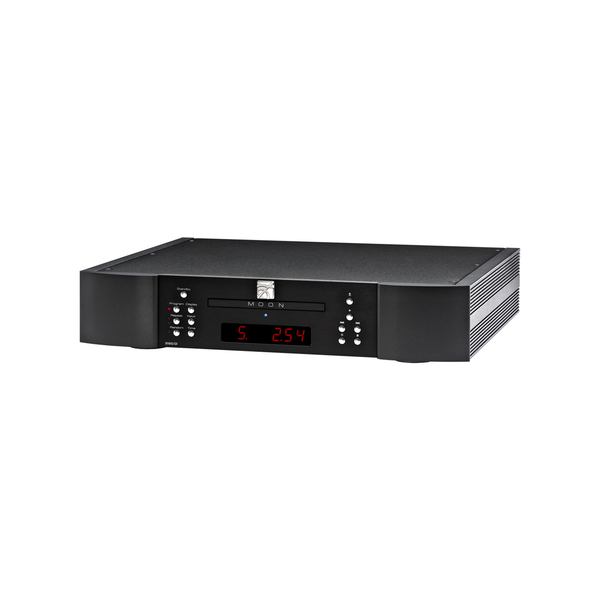 MOON 260D CD-Transport mit DAC Frontansicht schwarz